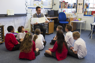 Teacher and class