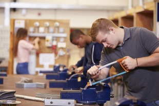guy doing woodwork