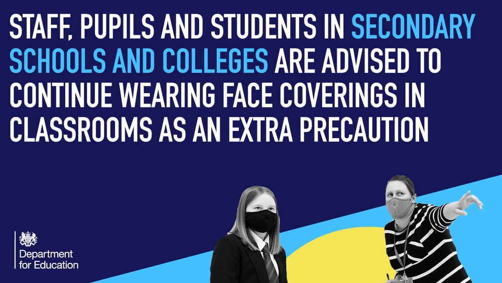 Why do secondary school and college students have to carry on wearing