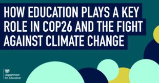 How education plays a key role at COP26 and in the fight against climate change