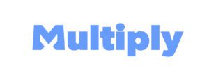 Multiply logo (the word Multiply in pale blue writing)