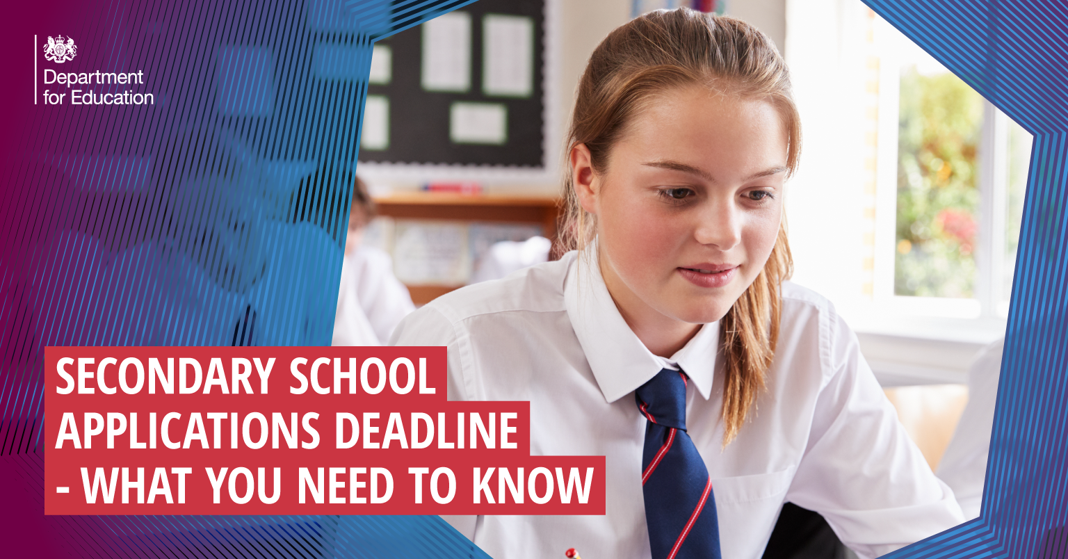 Secondary School Applications Deadline What You Need To Know The 