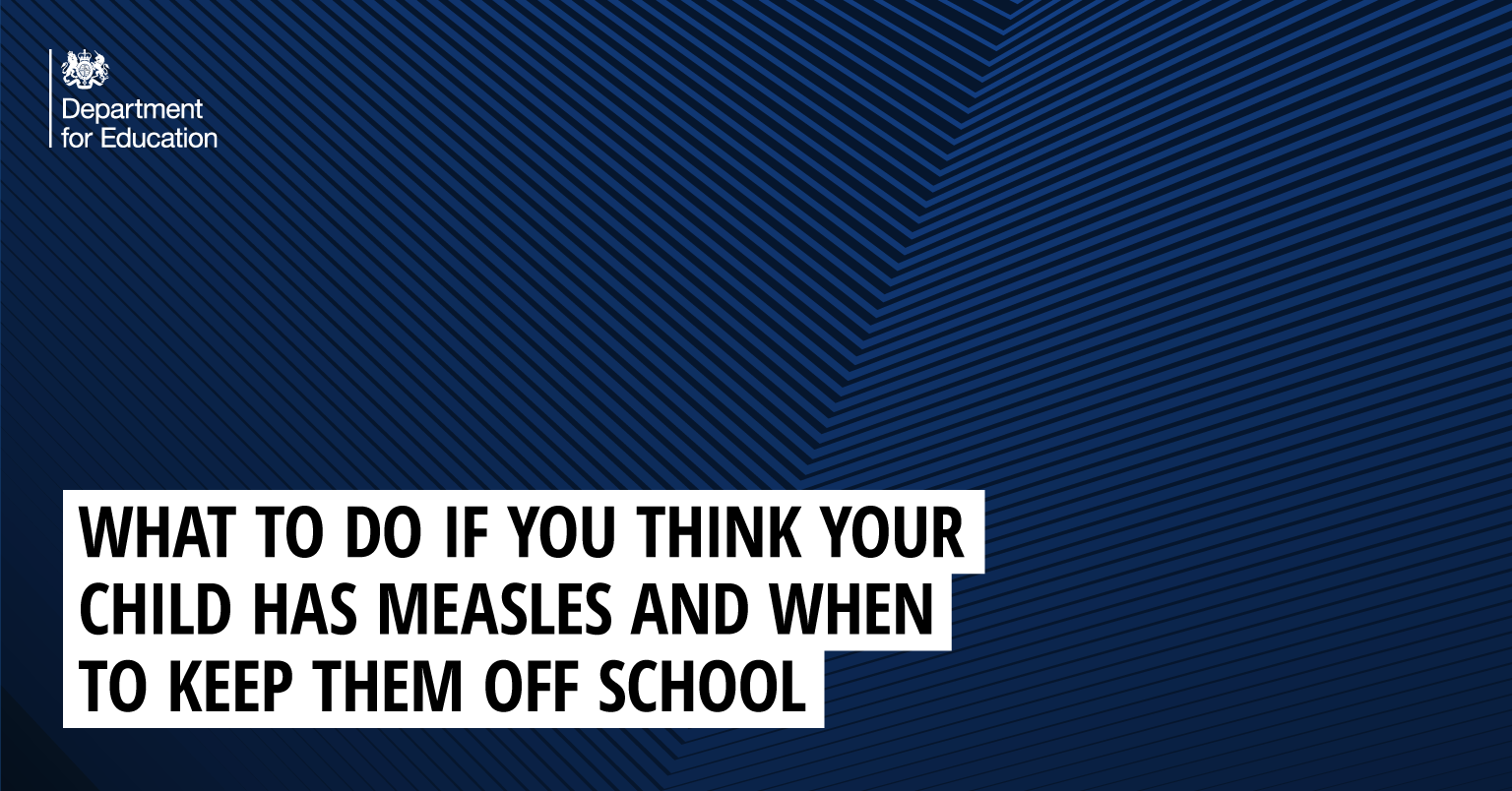 What to do if you think your child has measles and when to keep them off school